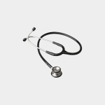Stethoscope - Standard Deluxe Dual Head S/S (Professional) - Black