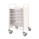4 Single 1 Double Depth Clear Trays