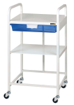 Vista 10 Economy Trolley - 1 Blue tray & 1 Shelf