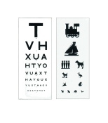 Eye Test Chart 2 Sided 3m