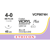 Sutures - Vicryl -Plus 4-0 45cm VCP907H (formerly W9074) x36