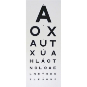 Eye tests -AOX Snellen 6m Letter Panel Reversible