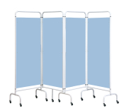 Sunflower Mobile Screen - 4 Solid Panels - Sky Blue