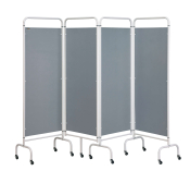 Sunflower Mobile Screen - 4 Solid Panels - Silver