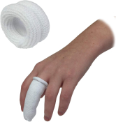 White Cotton Finger Bobs