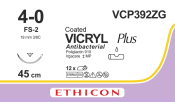 Sutures - Vicryl Plus 4-0 45cm