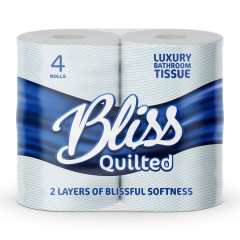 Deluxe 2Ply White Toilet Roll