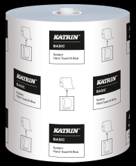 KATRIN BASIC SYSTEM ROLL TOWEL 1PLY BLUE