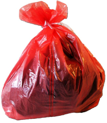 Red Soluble Strip Sacks