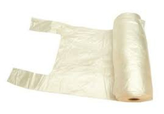 Clear Vest Bag on a Roll 9x14x18"