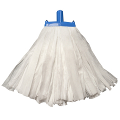 Exel Big White Kentucky Mop Head Socket Fit Blue