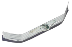 Heavy Duty Metal Squeegee Head With Round Ends 600mm