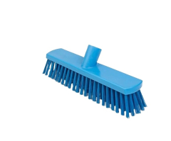 Lightweight Hygiene Stiff Broom Head Blue