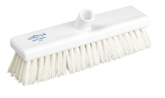 White 12" Medium Hygine Broom Head