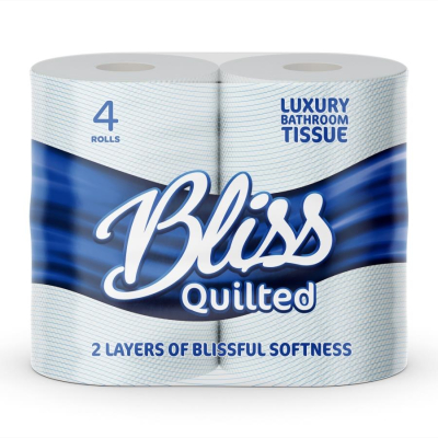 Deluxe 2Ply White Toilet Roll