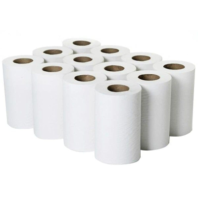 White 2Ply Mini Centre-Feed