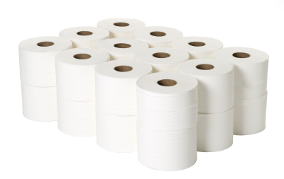 Micro Mini White Toilet Rolls 2ply 125m