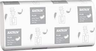 KATRIN PLUS SOFT Z-FOLD HAND TOWELS 3PLY WHITE
