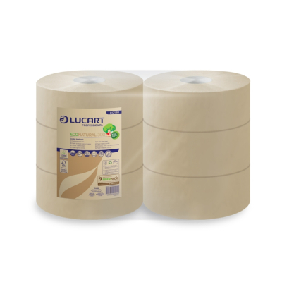 Econatural 300 Maxi Jumbo Toilet Rolls 2-ply 3Inch Core