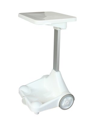 Plastic Sack Holder with Wheels