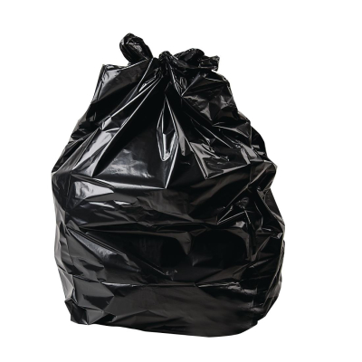 Black Square Bin Liner Medium Duty