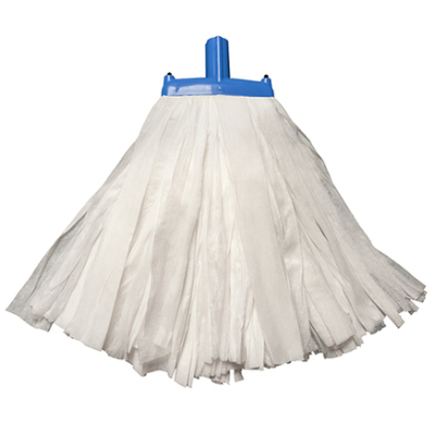 Exel Big White Kentucky Mop Head Socket Fit Blue
