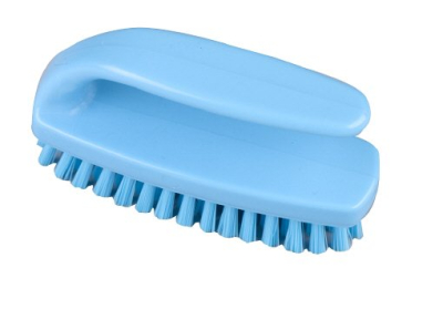 Heavy Duty Grippy Nail Brush Blue