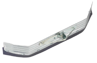 Heavy Duty Metal Squeegee Head With Round Ends 600mm