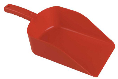 Red Plastic Scoop Large