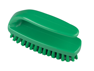 Heavy Duty Grippy Nail Brush Green