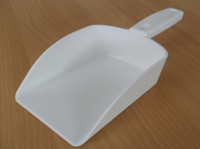 Plastic Scoop Small White