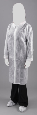 Non-Woven Visitors Coat (Velcro) Extra Large