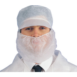 Disposable White Beard Masks