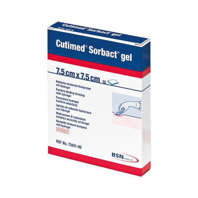 Cutimed Sorbact Gel Dressing 7.5x7.5cm