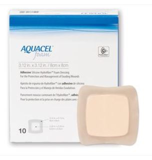Aquacel Adhesive Foam 10x10cm