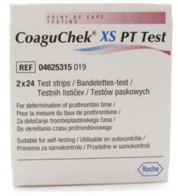 Coaguchek XS PT Test Strips
