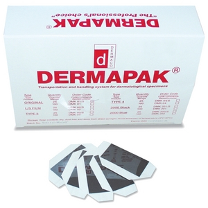 Dermapak 2000 Specimen Envelopes Black