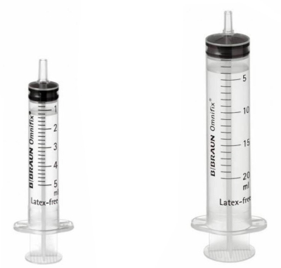 Braun Omnifix Luer Slip Syringes 2ml