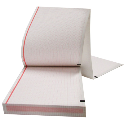 GE Mac 800 ECG Paper Z-Fold 150 Sheets 110x140mm