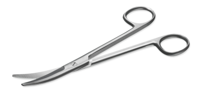 Mayo Scissors Curved 17.5cm