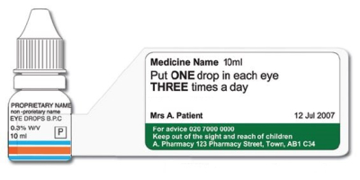 Clear Flag Labels on a Roll (500)