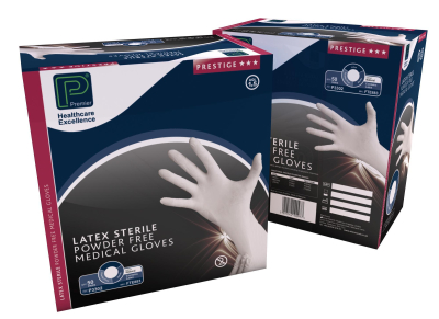 Gloves - Latex Procedure - Sterile (50 pairs per box) - Large