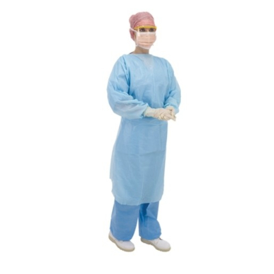 Surgical Gowns with Thumb Loop - Non-Sterile - Blue