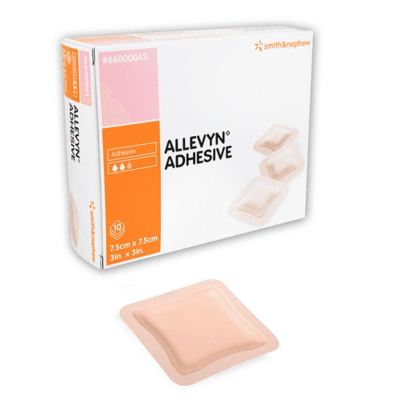 Dressings - Allevyn Adhesive - 7.5x7.5 cm (x10)