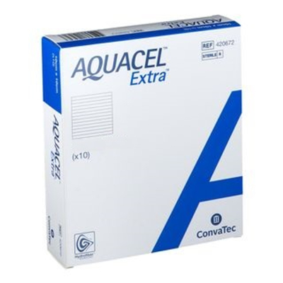 Dressings - Aquacel Extra 10x10 cm (420672) x10