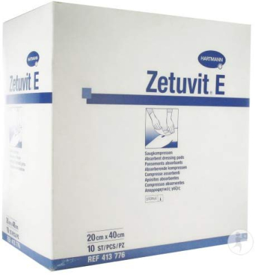 Dressings - Zetuvit - 20x40 cm sterile (x5)