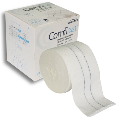 Tubular Bandages - Elasticated Stockinette (Tubifast/Comfifast) 5m - Blue Line 7.5 cm wide