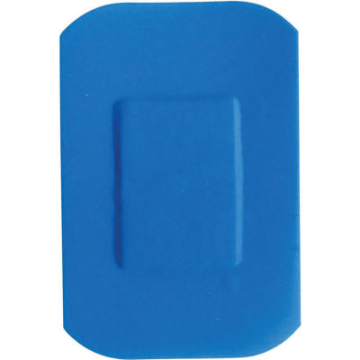 Plasters - blue - 7.2x5 cm (x 50)