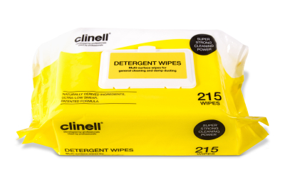 Detergent Wipes - Clinell (Yellow/White) x215