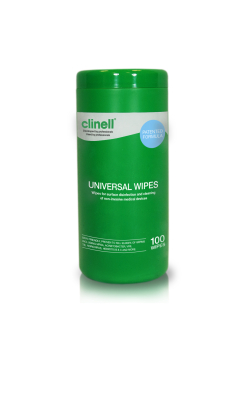 Sanitising Wipes - Clinell Universal - Tub x100